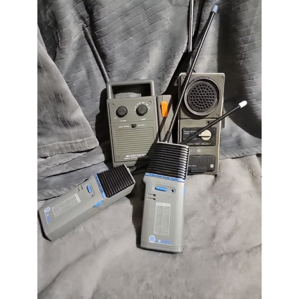 Vintage GE Archer 49MHz Walkie Talkie Lot Tested Working